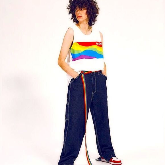 Levi’s Shirt Oversize Tank Top Sizes Rainbow Size S, M, L • NEW WITH TAG• - Picture 2 of 13